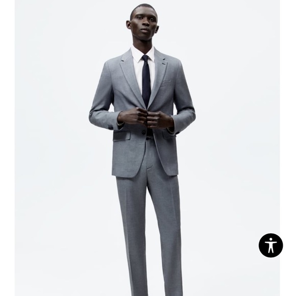 Zara Suits & Blazers Birdseye Suit Jacket Poshmark